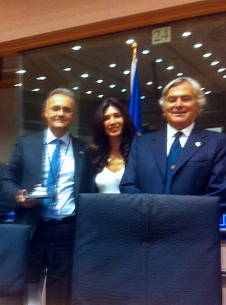 Con l’ex Ministro Mario Mauro a Bruxelles